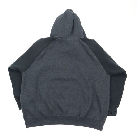 Vintage Y2K Low Rider Hoodie Sweatshirt Big Log Thick Heavyweight Gray size XL - Picture 3 of 9